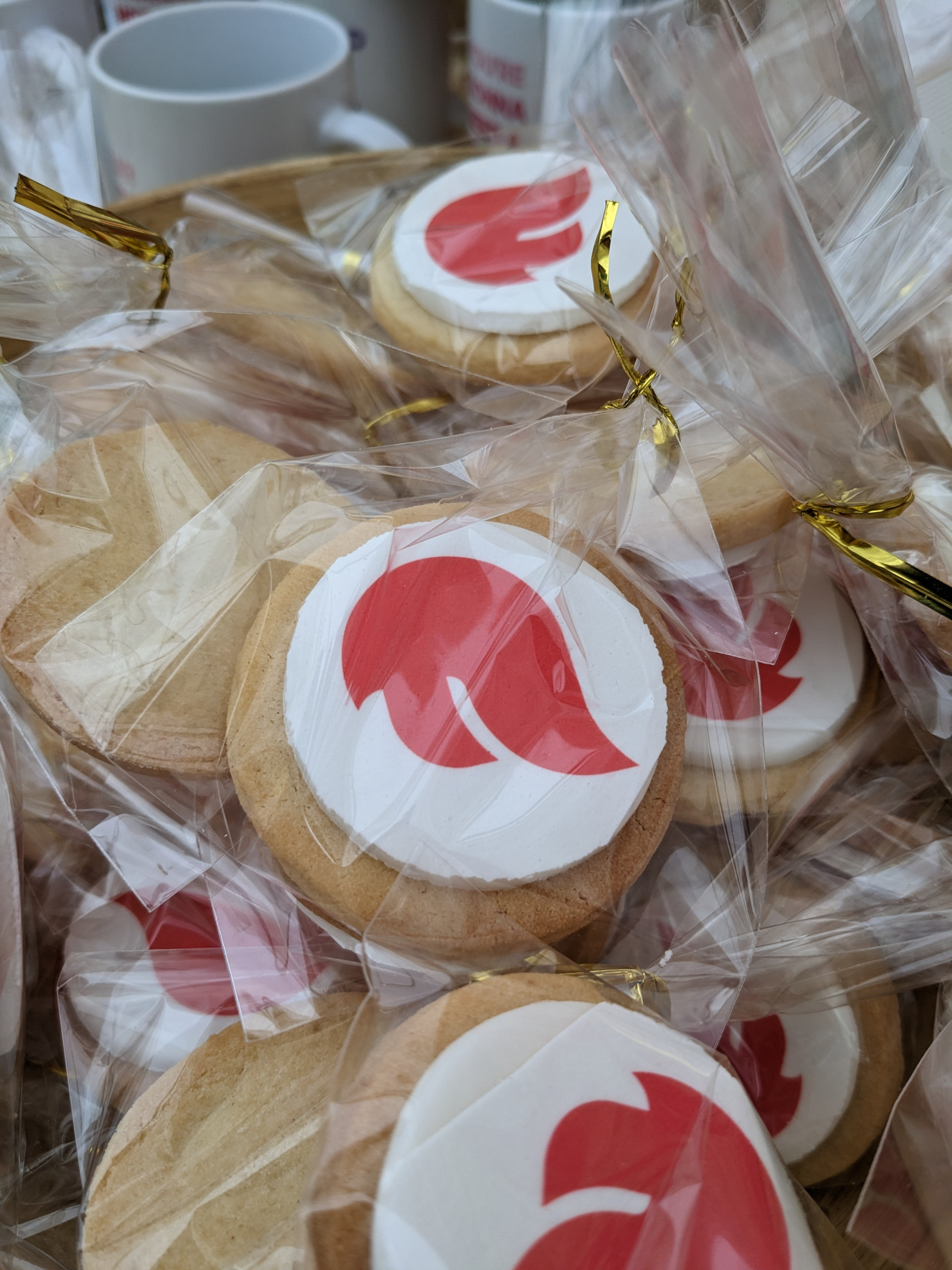 Cookies branded with the This is Fever logo